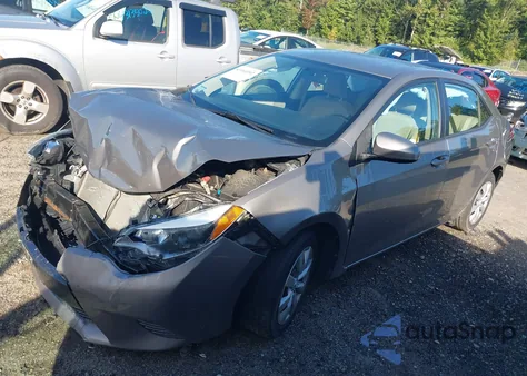 2016 Toyota Corolla Le из США, поврежденный, VIN 2T1BURHE7GC485321